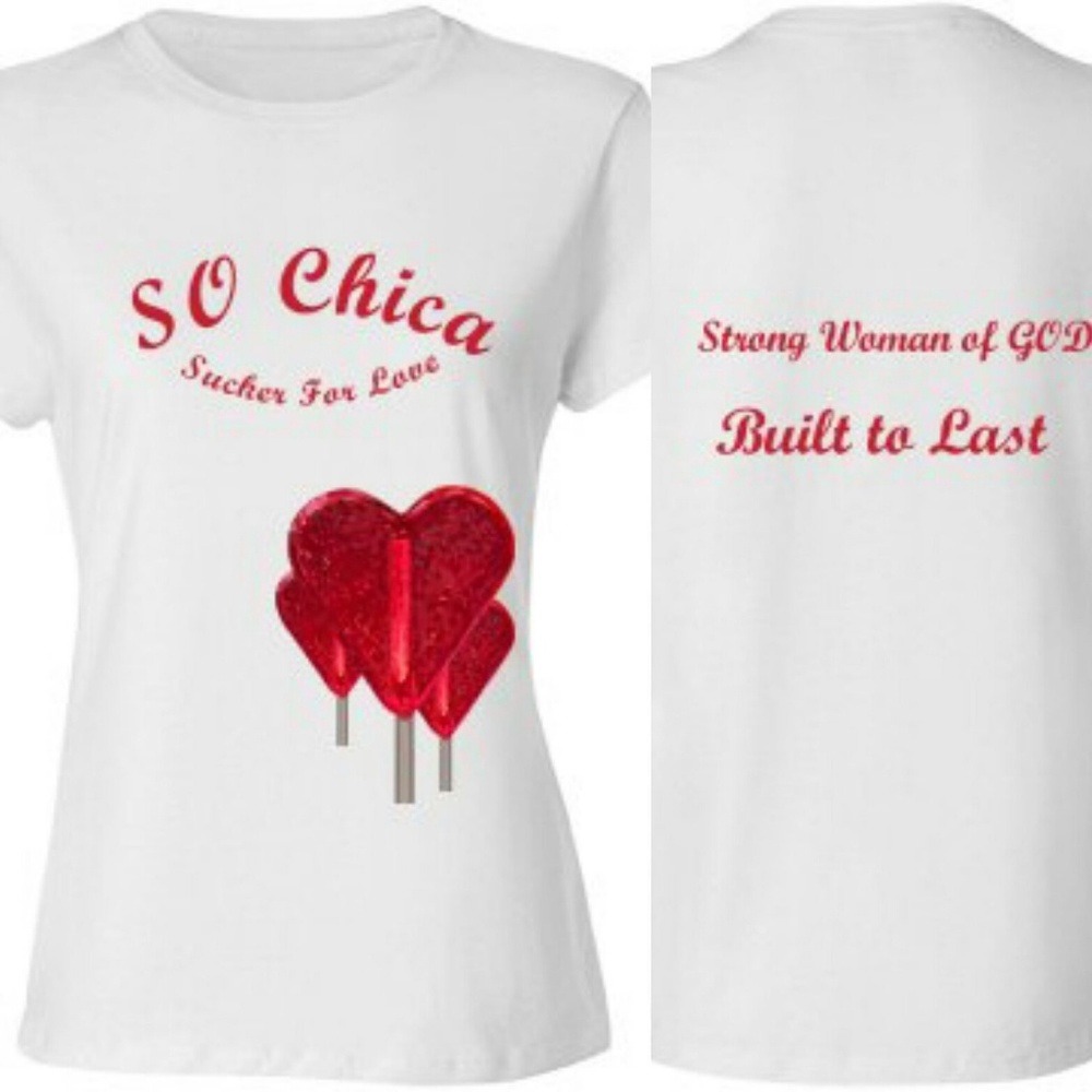 EXCLUSIVE SO CHICA BRAND SUCKER FOR LOVE TEE